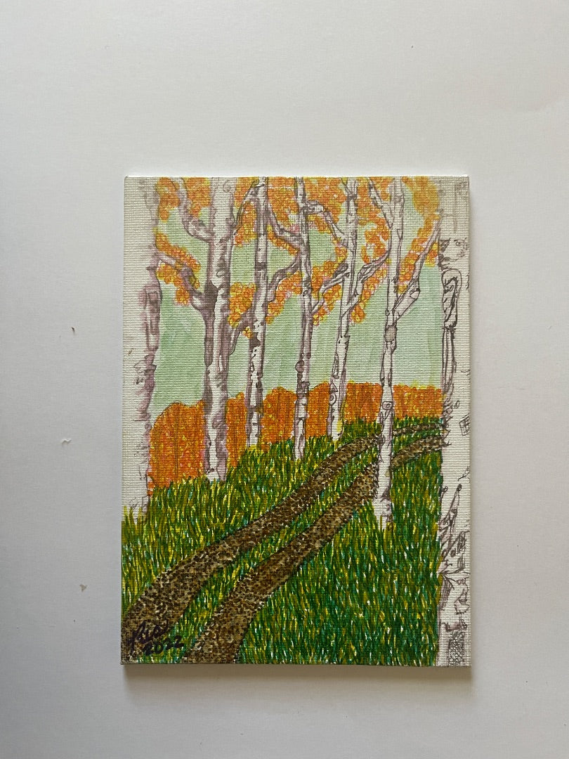 Original Ink Drawing, 5x7