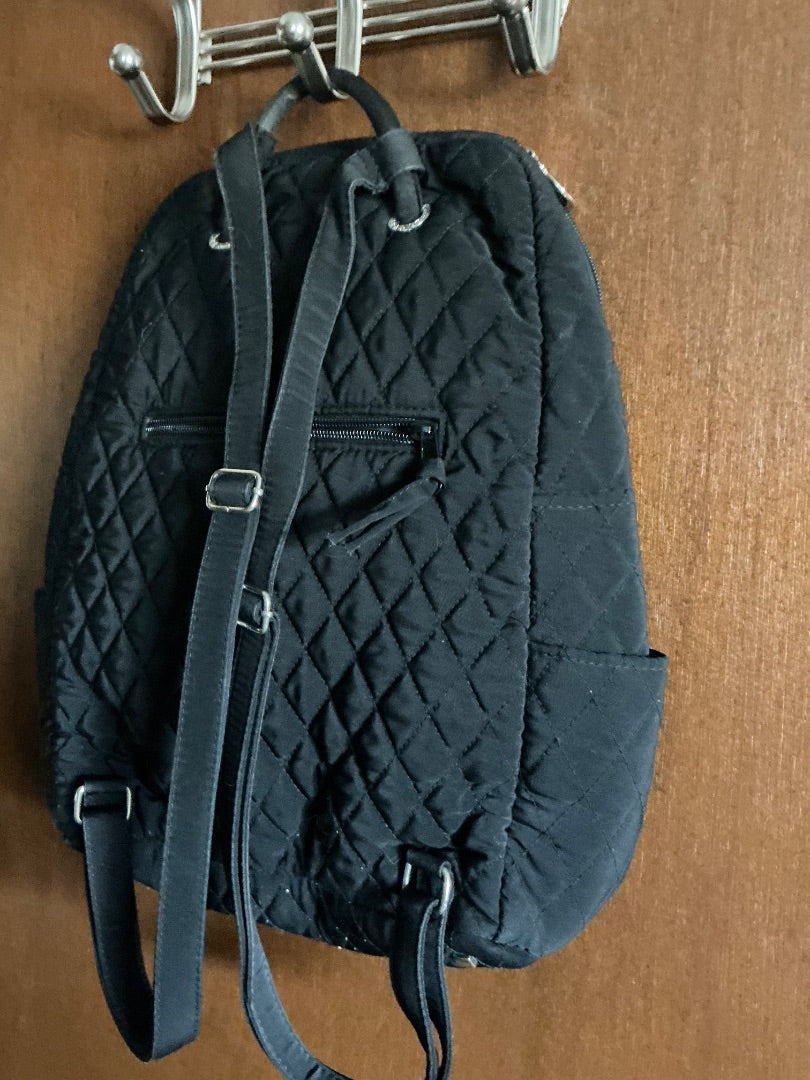 Black Vera bradley Black quilted backpack