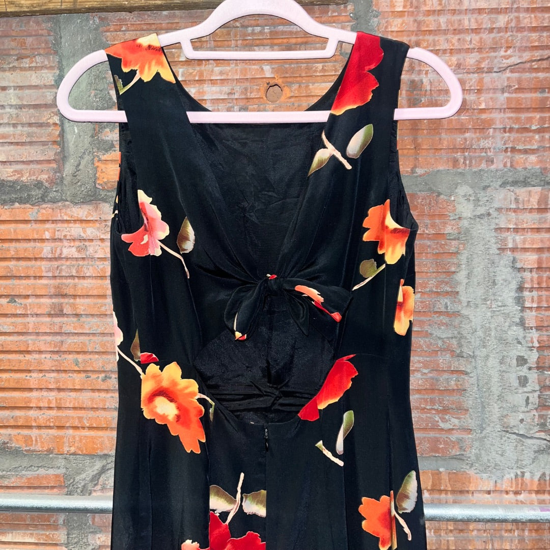 90s/00s Silk Maxi Dress, 6/S/M