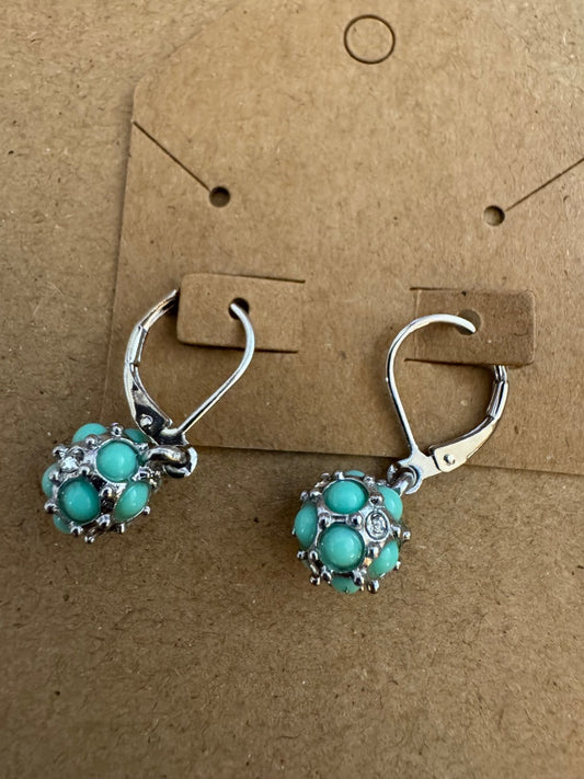 SeafoamSTball drop earrings