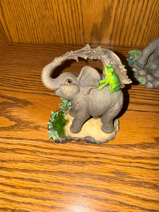 Elephant taking Bath