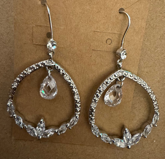 ST Rhine teardrop dangle earrings