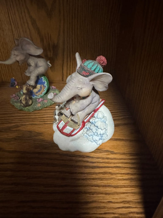 Sledding Elephant