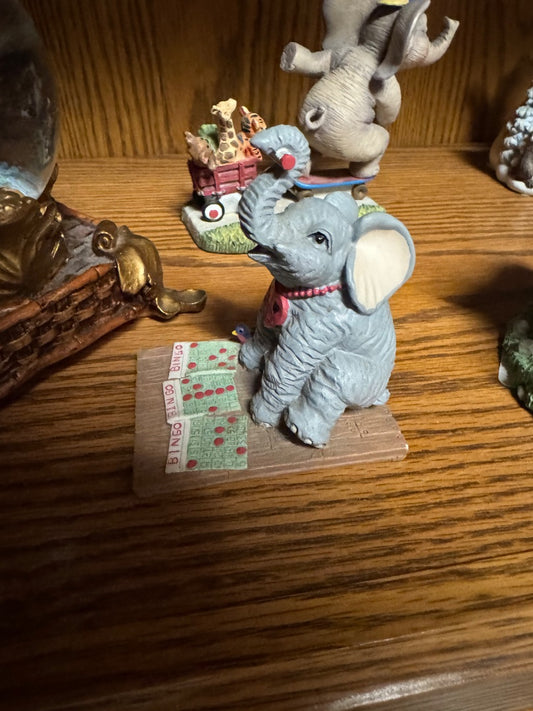 B.D.INC LuckyPhants Bingo Playing Elephant