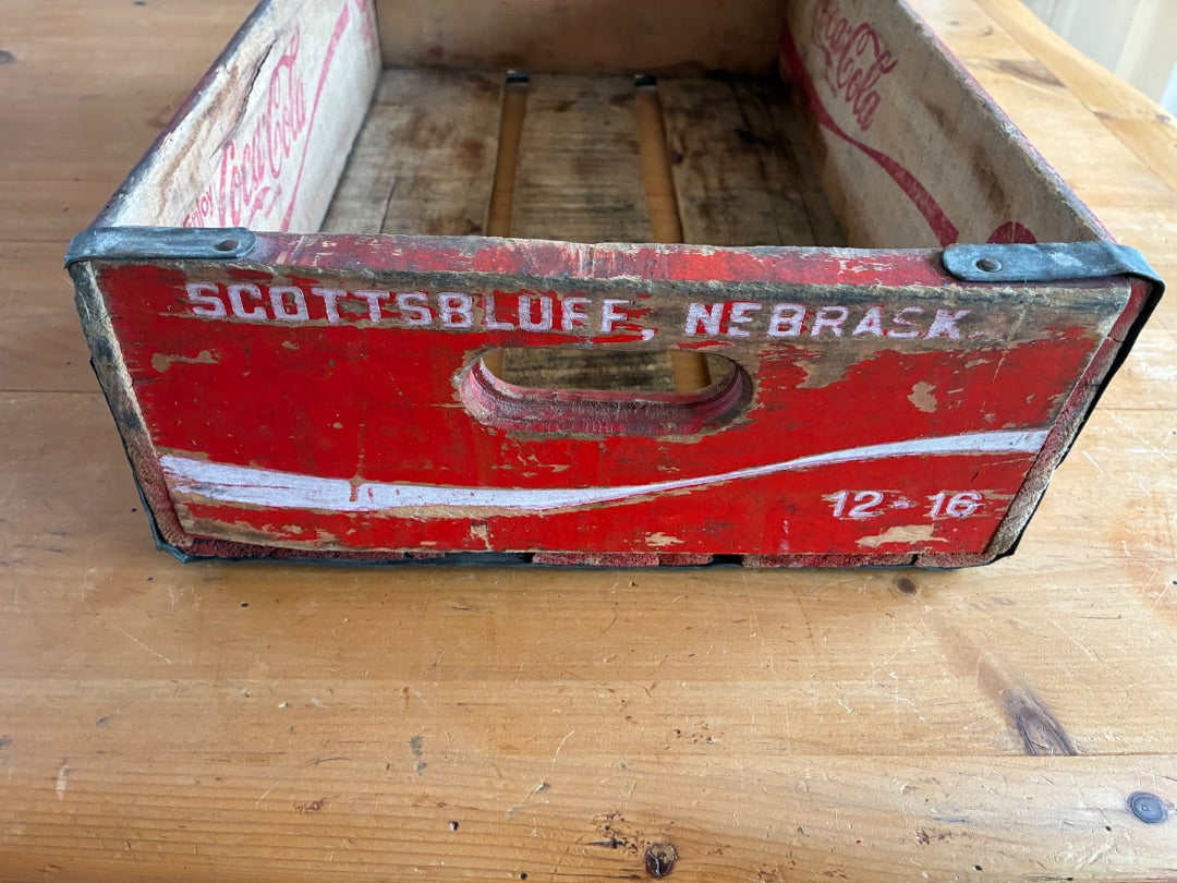 Vintage wooden Coke crate