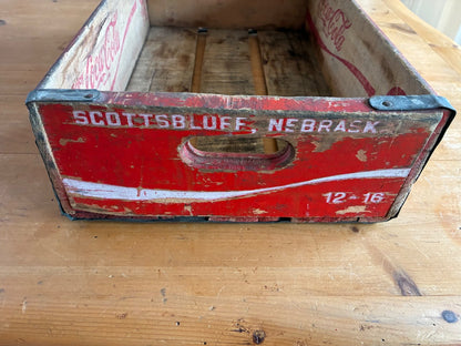 Vintage wooden Coke crate