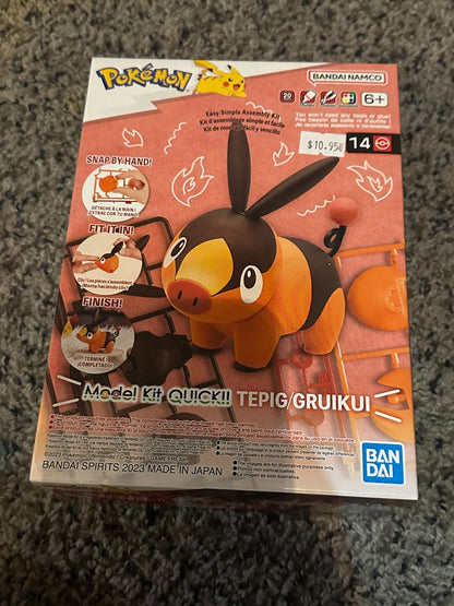Tepig - Quick!! Model Kit - Open Box