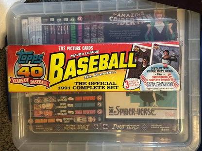 Topps 1991 The Official Complete Set - Baseball, 19 x 4 x 3