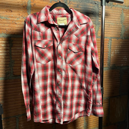 Wrangler Pearl-Snap Shirt, L