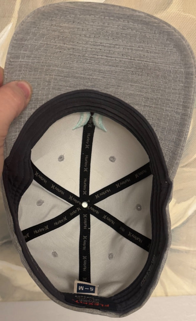 Grey & Teal Hurley Men’s Ball Cap