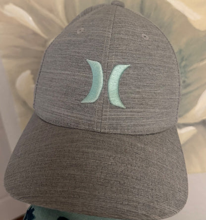 Grey & Teal Hurley Men’s Ball Cap