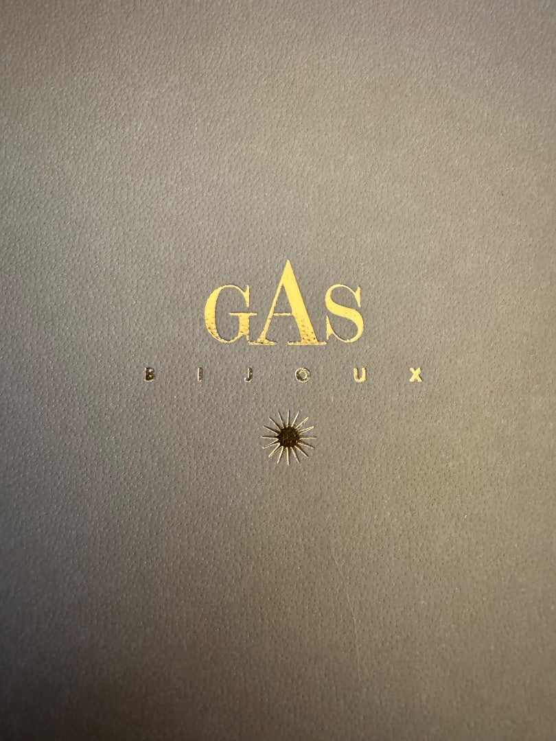 Gas Bijoux Sao Feather Gold earrings in box