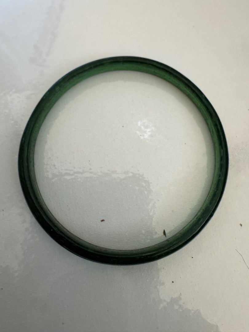 Small dark green bangle