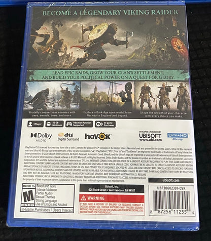 Assassins Creed -Valhalla - PS5, 8 x 6 x 1