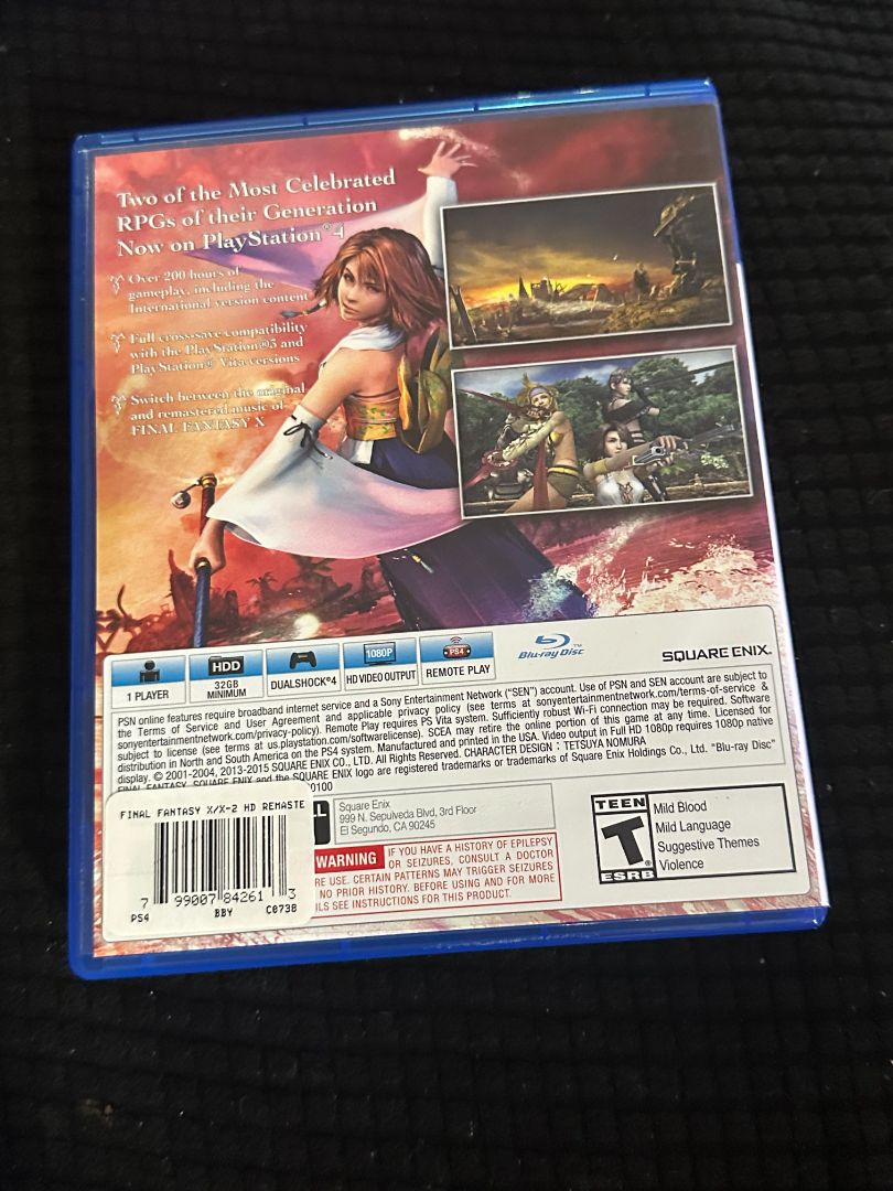 Final Fantasy - X / X-2 - PS4