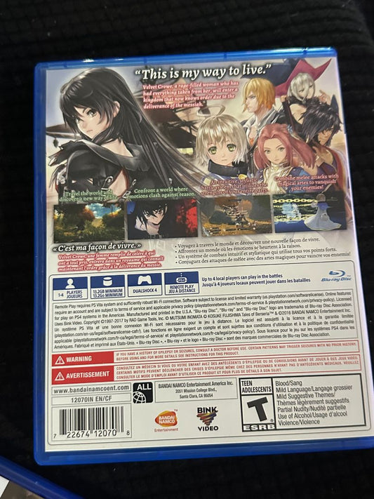 Tales of Berseria - PS4 - USED