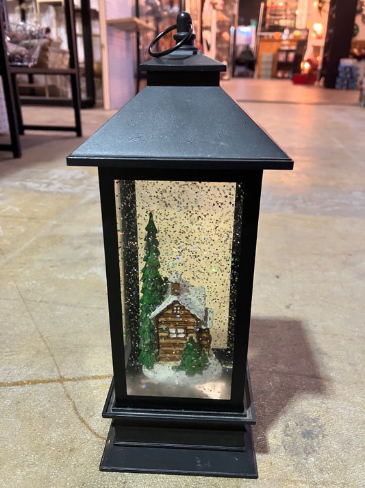 Clear No brand Light up House Snow Lantern, 10