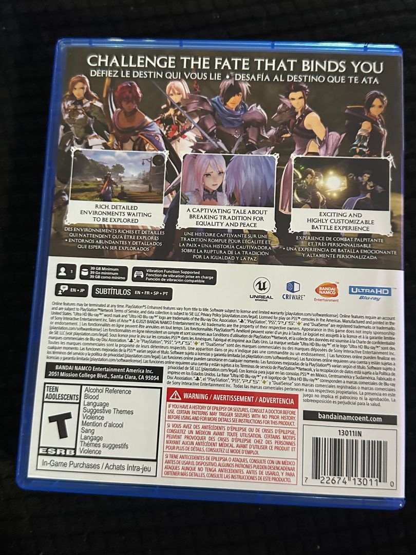 Tales of Arise - USED