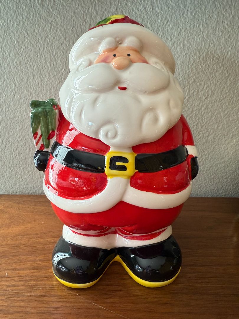Ceramic Santa Cookie Jar