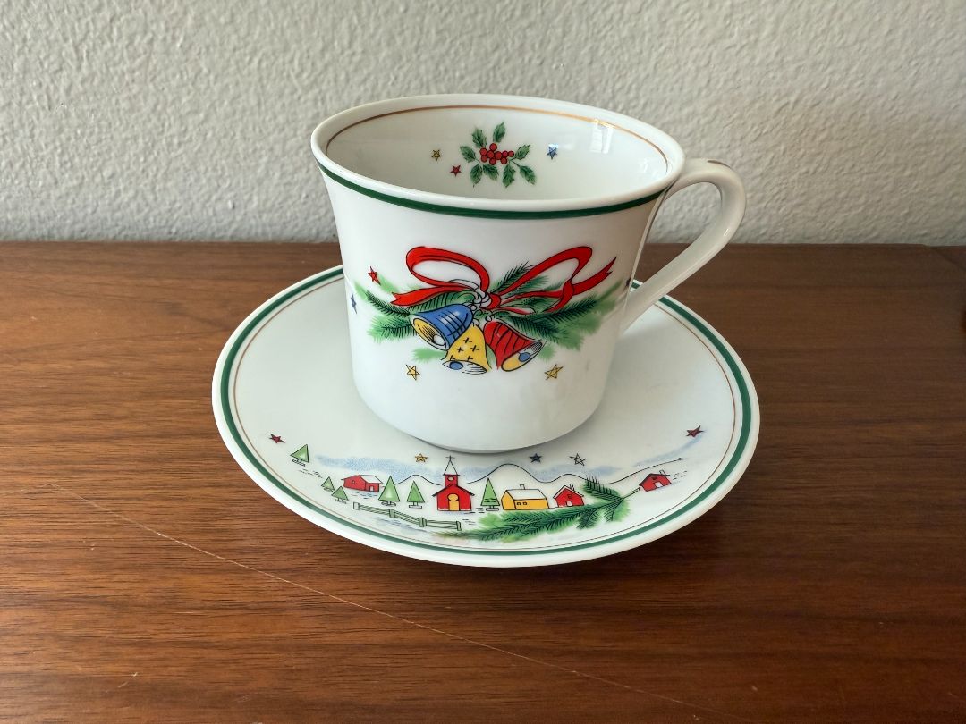 Christmas Eve Mug and Saucer