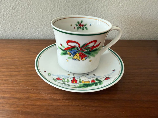 Christmas Eve Mug and Saucer