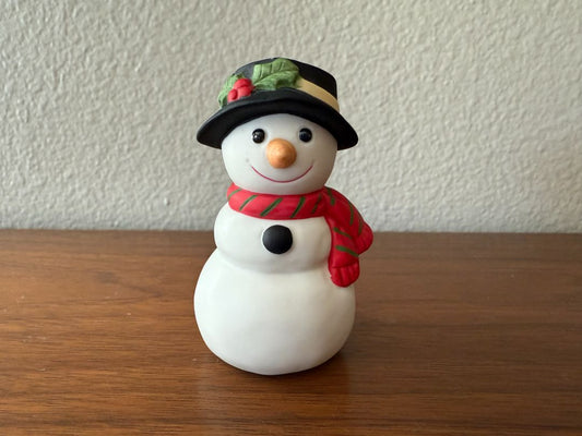 Ceramic Snowman Figure
