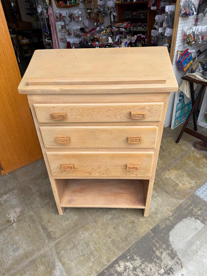 Pine, beige washed  Drawer podium