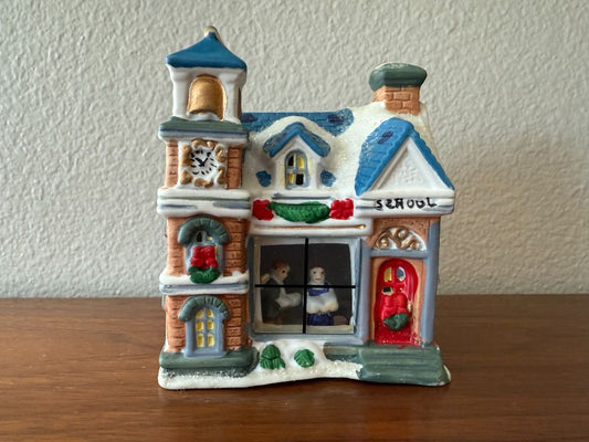 Small Ceramic Schoolhouse