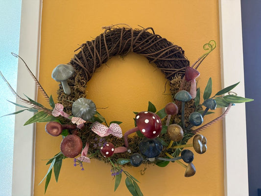 Mushroom Wreath