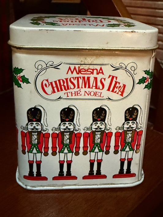 Clear Mlesna Christmas Tin, 4x4