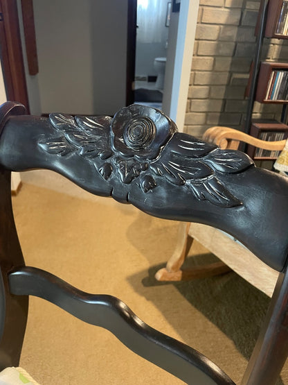 Black wash with multi Unknown Duncan Phyfe chair