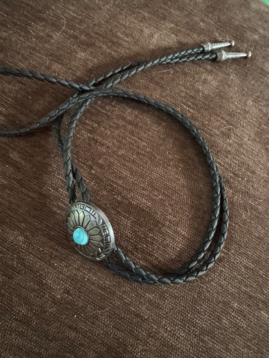 Bolo tie faux turq SW
