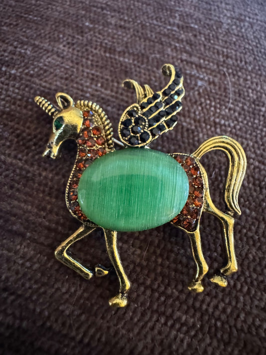 Unicorn brooch