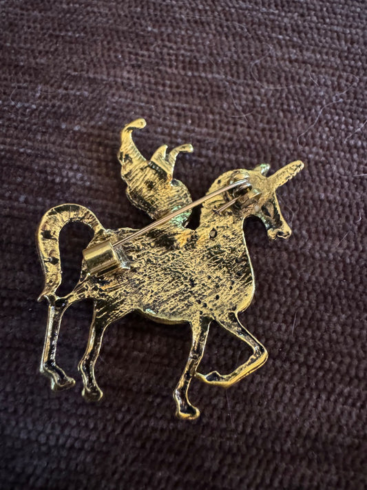 Unicorn brooch