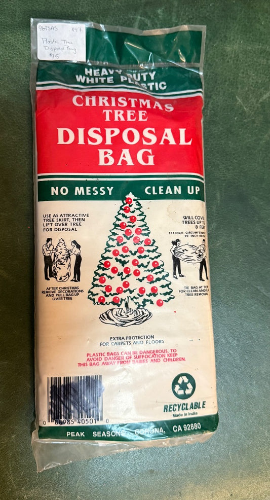 Clear  Christmas Tree Bag