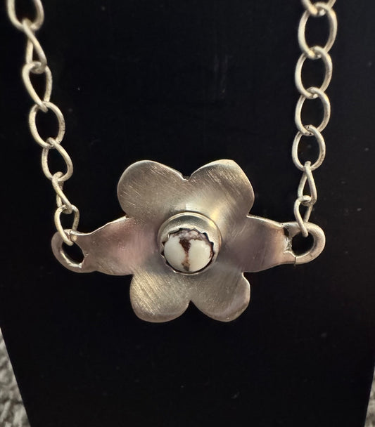 Wild horse silver bracelet
