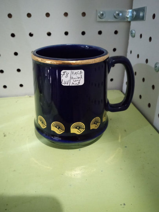 Blue  YMCA mug, Small
