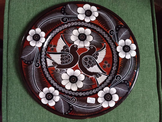Brown  Mex Dove Plate