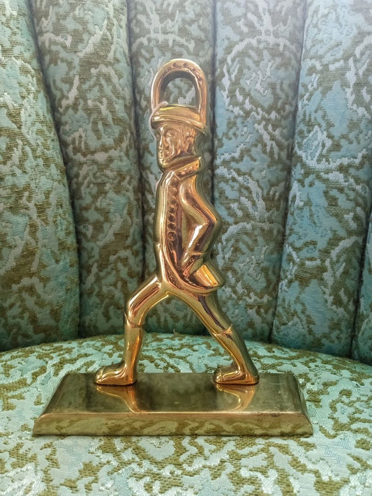 Virginia Metal Crafters Hessian Soldier Brass Doorstop