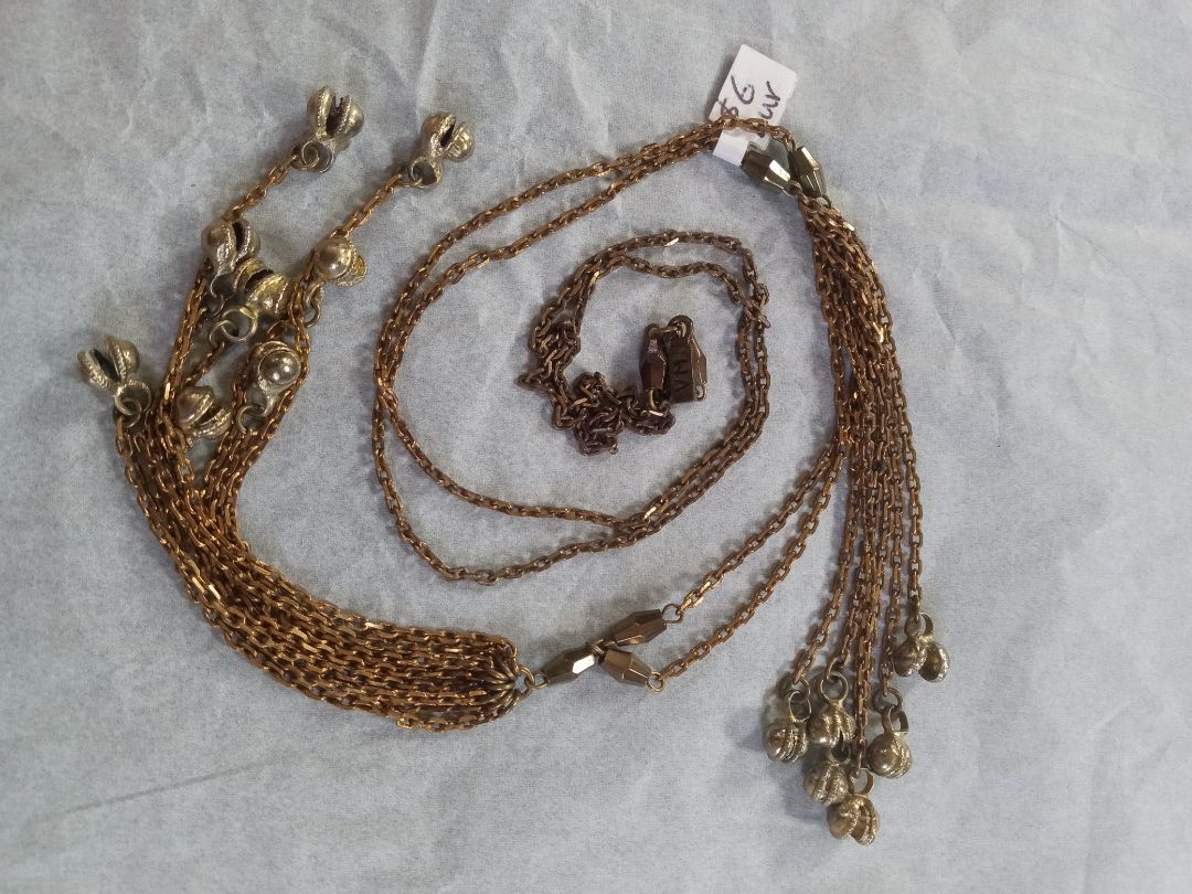 Gold  Bell necklace