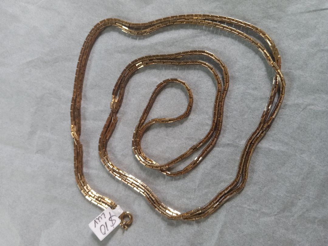 Gold  Long chain necklace