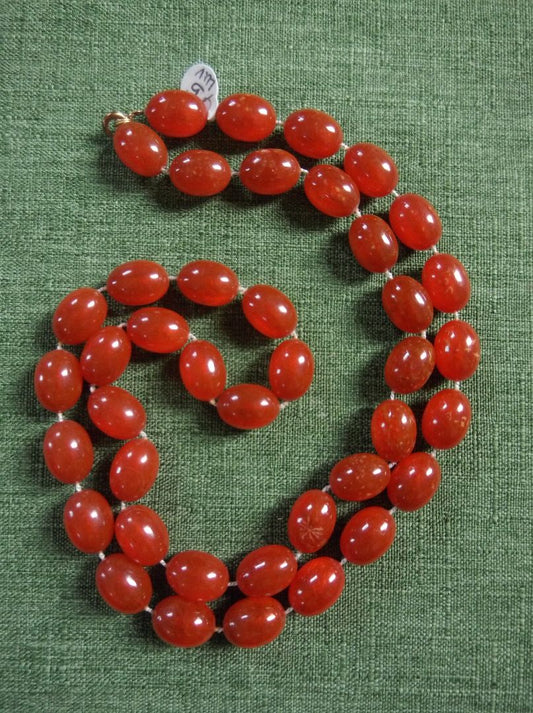 Red  Vintage beaded necklace