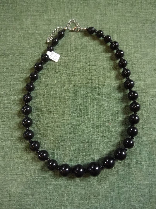 Black  Beaded necklace