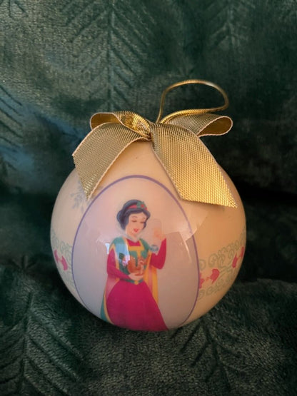 Disney Princess Ball ornament with Snow White or Aurora