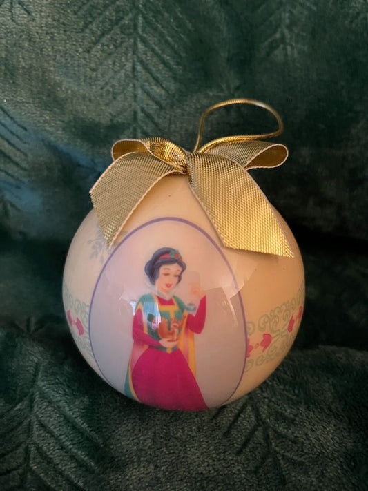 Disney Princess Ball ornament with Snow White or Aurora