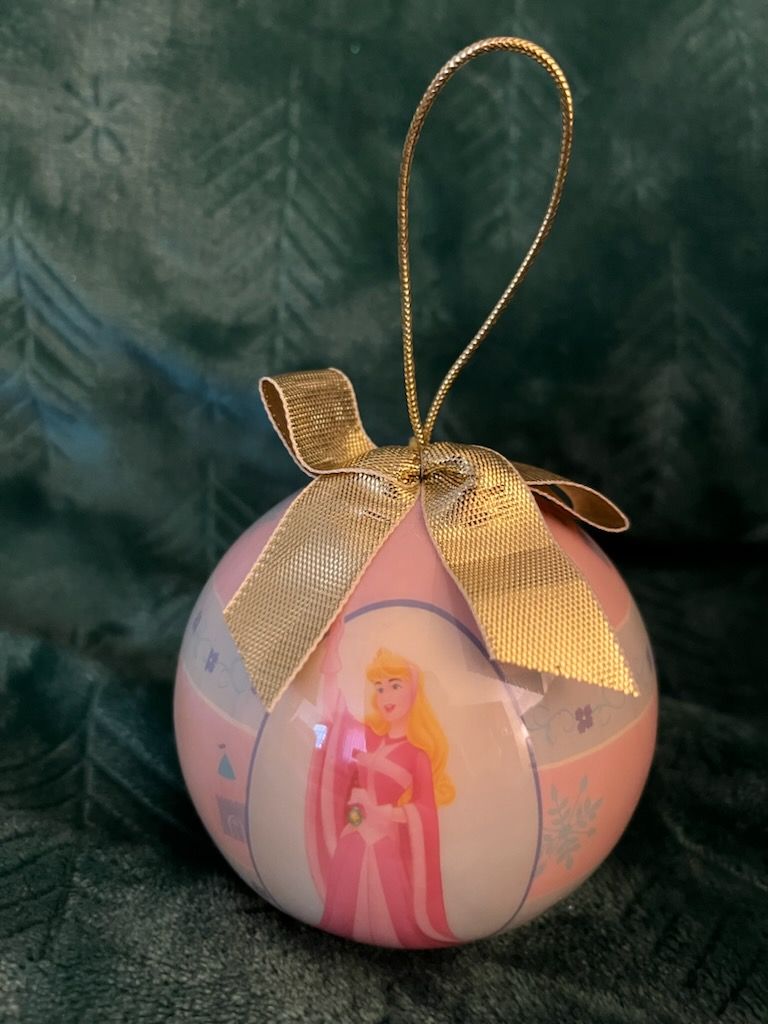 Disney Princess Ball ornament with Snow White or Aurora