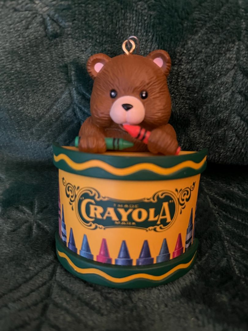 Hallmark Crayola Bear christmas ornament