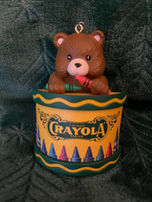 Hallmark Crayola Bear christmas ornament