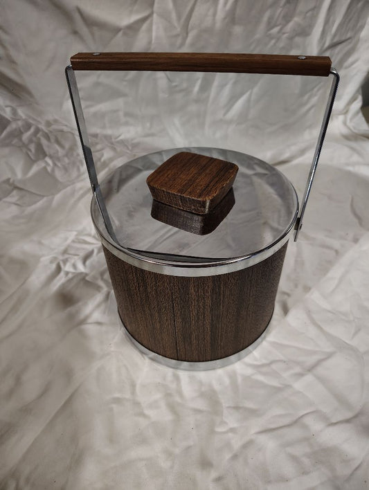 Wood Grain  MCM Wood Grain Ice bucket