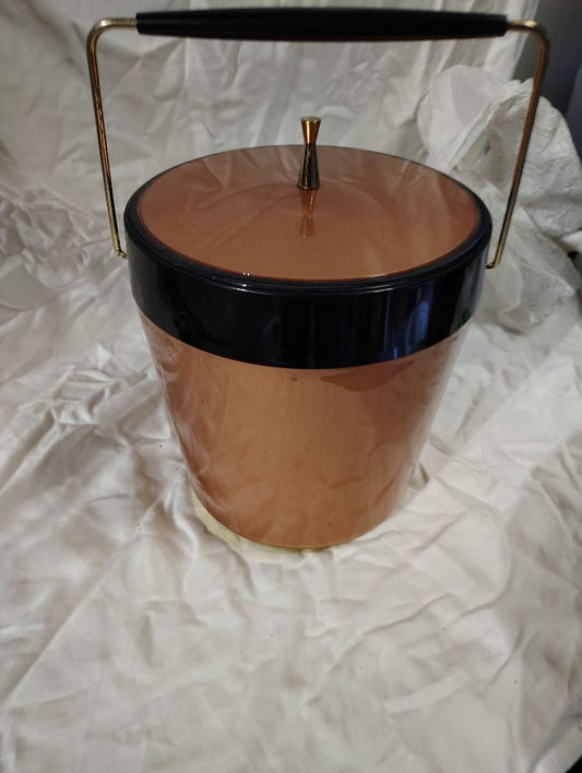 Rust and black  MCM Ice Bucket, see pics